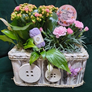 "Kwiatowe życzenia dla Babci" #02