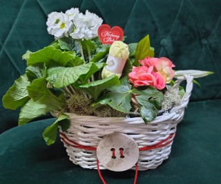 "Kwiatowe życzenia dla Babci” #04