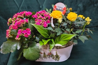 "Kwiatowe życzenia dla Babci” #07