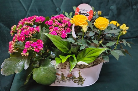 "Kwiatowe życzenia dla Babci” #07