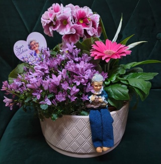 "Kwiatowe życzenia dla Babci” #16