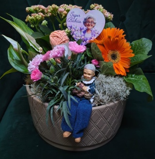 "Kwiatowe życzenia dla Babci” #17