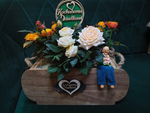 "Kwiatowe życzenia dla Dziadka" #03
