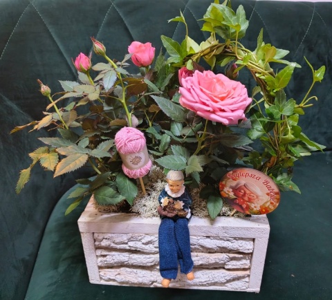 "Kwiatowe życzenia dla Babci" #08