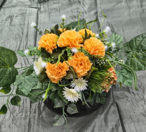 Stroik "ikebana" - goździki #032